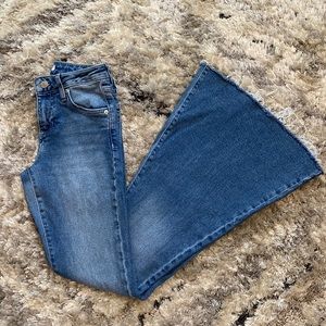 Wide Leg/Flared Denim Jeans Size 0 or 24